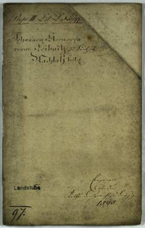 Johanne Eleonore verwitwete Leibnitz', Leutzsch, Nachlass
