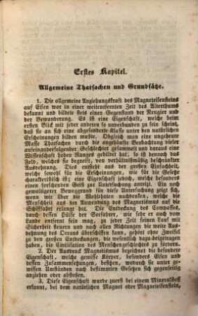 Darstellung des Magnetismus