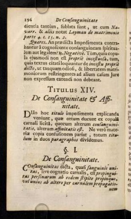 196-210, Titulus XIV