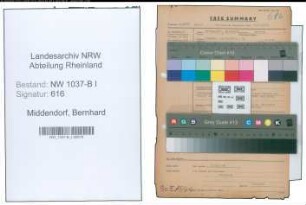 Entnazifizierung Bernhard Middendorf , geb. 18.05.1906 (Buchhalter)
