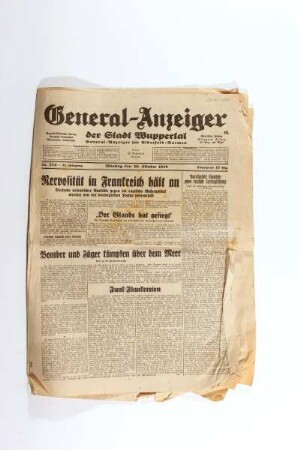 General-Anzeiger der Stadt Wuppertal - General-Anzeiger für Elberfeld und Barmen