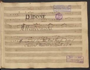 Didone abbandonata; V (6), orch