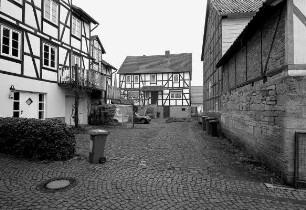 Hofanlage (Hofanlage); Kaufungen, Bergstraße 4, Bergstraße