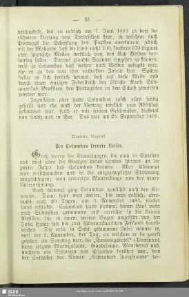 Neuntes Kapitel. Des Columbus fernere Reisen