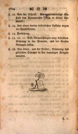Leben des Herrn Nicolaus Ludwig Grafen und Herrn von Zinzendorf und Pottendorf. 6