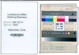 Entnazifizierung Ernst Soehnchen , geb. 05.08.1898 (Fabrikant)