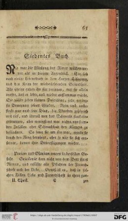 Siebentes Buch