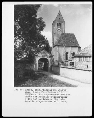 Ehemalige katholische Pfarrkirche Sankt Stephan & Friedhofskirche