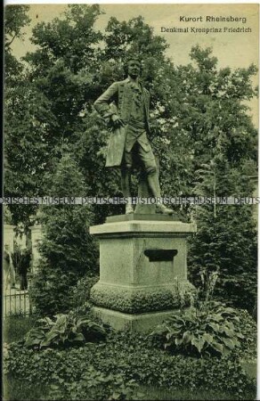 Das Denkmal des Kronprinzen Friedrich in Rheinsberg
