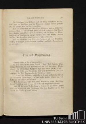 9. Erde und Verpflanzung.