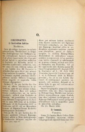 Decreta authentica S. R. Congregationis cum notis Gardellini et instructio Clementina cum commentariis... ordine alphabetico..., Supplementum,III