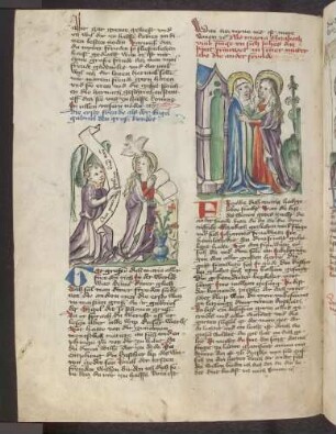 1. Freude Marias: Verkündigung der Geburt Christi; 2. Freude Marias: Heimsuchung (Kapitel 45)