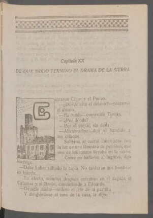 Capítulo XX - De qué modo terminó el drama de la sierra