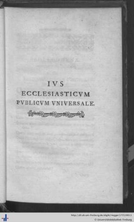 Ius Ecclesiasticum Publicum Universale.