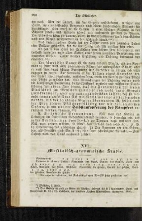 Musikalisch-grammatische Studie