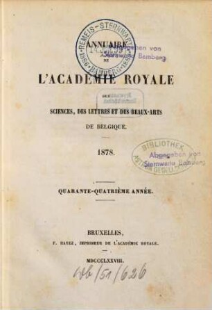 Annuaire. 44. 1878