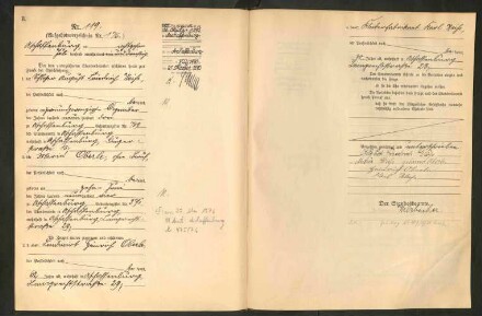 Standesamtsbuch der Stadt Aschaffenburg: Eheschließungen 252/1930 - 130/1931