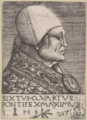 Bildnis Sixtus IV., Papst