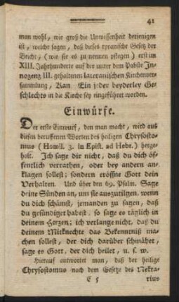 Einwürfe