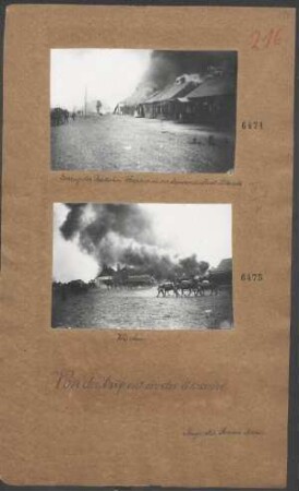 Einzug der Deutschen Truppen in das brennende Brest-Litowsk