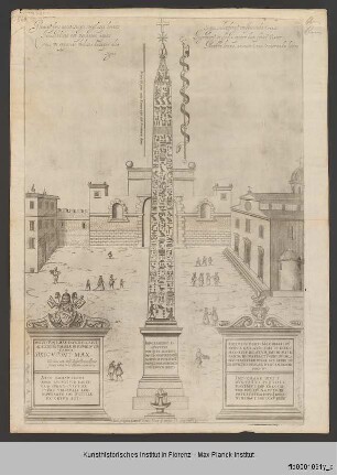 Piazza del Popolo in Rom mit Obelisk