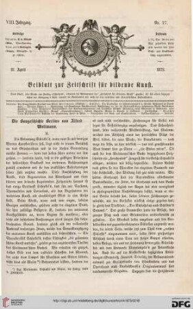 Heft 27 (18. April 1873)