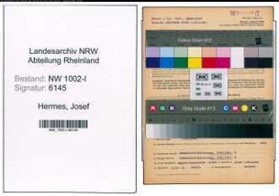 Entnazifizierung Josef Hermes, geb. 18.05.1912 (Buchhalter)