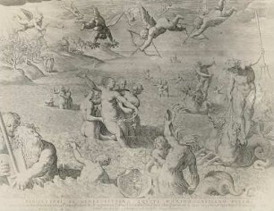 Mythologische Szene mit Galathea