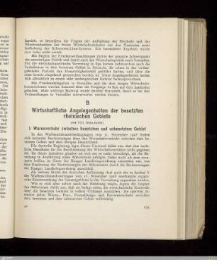 1. Warenverkehr zwischen besetztem und unbesetztem Gebiet