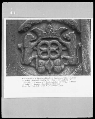 Grabstein des Schöffen Heinrich Kees
