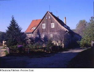 Wohnhaus : Wohnhaus (um 1700) der Bertsdorfer Bleiche (1777, Fabrikanlage 1868)