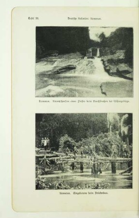 Kamerun. Stromschnellen eines Flusses beim Durchbrechen der Küstengebirge