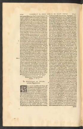 In Epistolam Ad Philemonem Argumentum.
