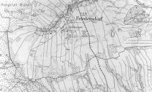 Markersdorf-Friedersdorf. Meßtischblatt, Sekt. Ostritz, 1884 (Sign.: VII 167.15)