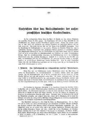 Nachrichten über das Volksschulwesen der außerpreußischen deutschen Bundesstaaten : I. Abschnitt ; Das Volksschulrecht der nichtpreußischen deutschen Bundesstaaten