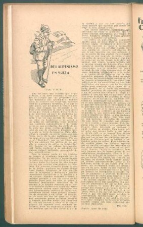 Del alpinismo en Suiza