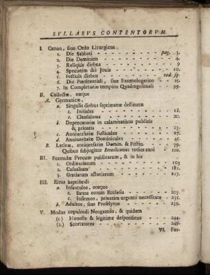 Syllabus Contentorum