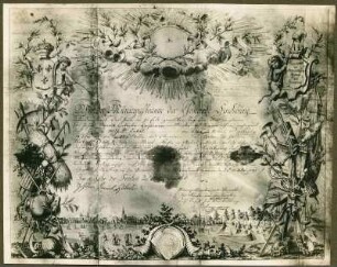 Geleitbrief des Hafners Johann Michael Labal (Lavall ? - Lawaldt ?), 1792