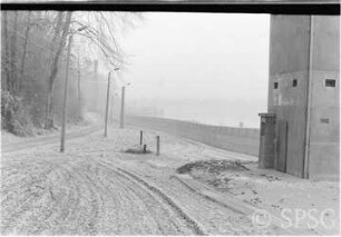 Mauerfall, Potsdam, Glienicker Brücke Umgebung, Grenze.