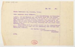 Brief an Karl Stephan : 20.05.1920
