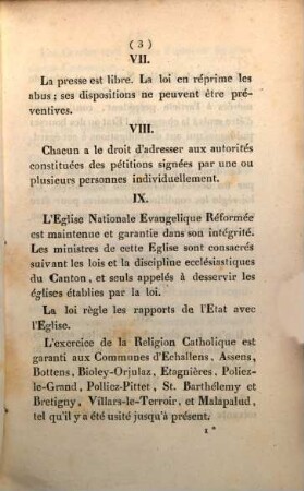 Constitution du Canton du Vaud : du 25 Mai 1831