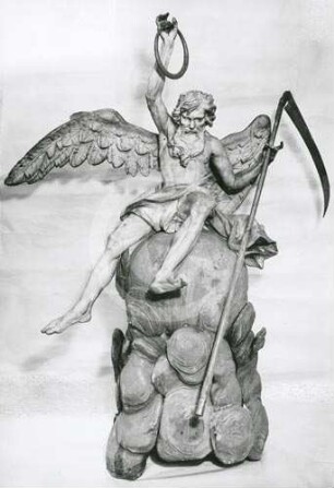 "Chronos" vom Franzius-Gestühl in der Trinitatiskirche Danzig