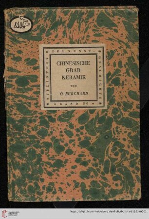 Band 30: Bibliothek der Kunstgeschichte: Chinesische Grab-Keramik