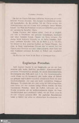 Englisches Porzellan