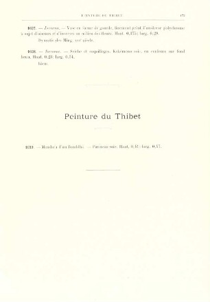 Peinture du Thibet