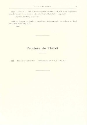 Peinture du Thibet