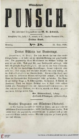 Nro. 38 (22. September 1850)