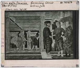 Piero dei Franceschi (Piero della Francesca): Geißelung Christi. Urbino, Galerie