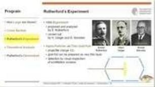 The Rutherford Scattering Experiment