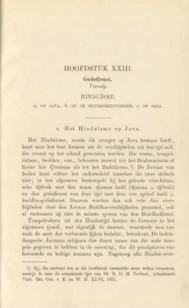 Hoofdstuk XXIII. Godsdienst. Vervolg
